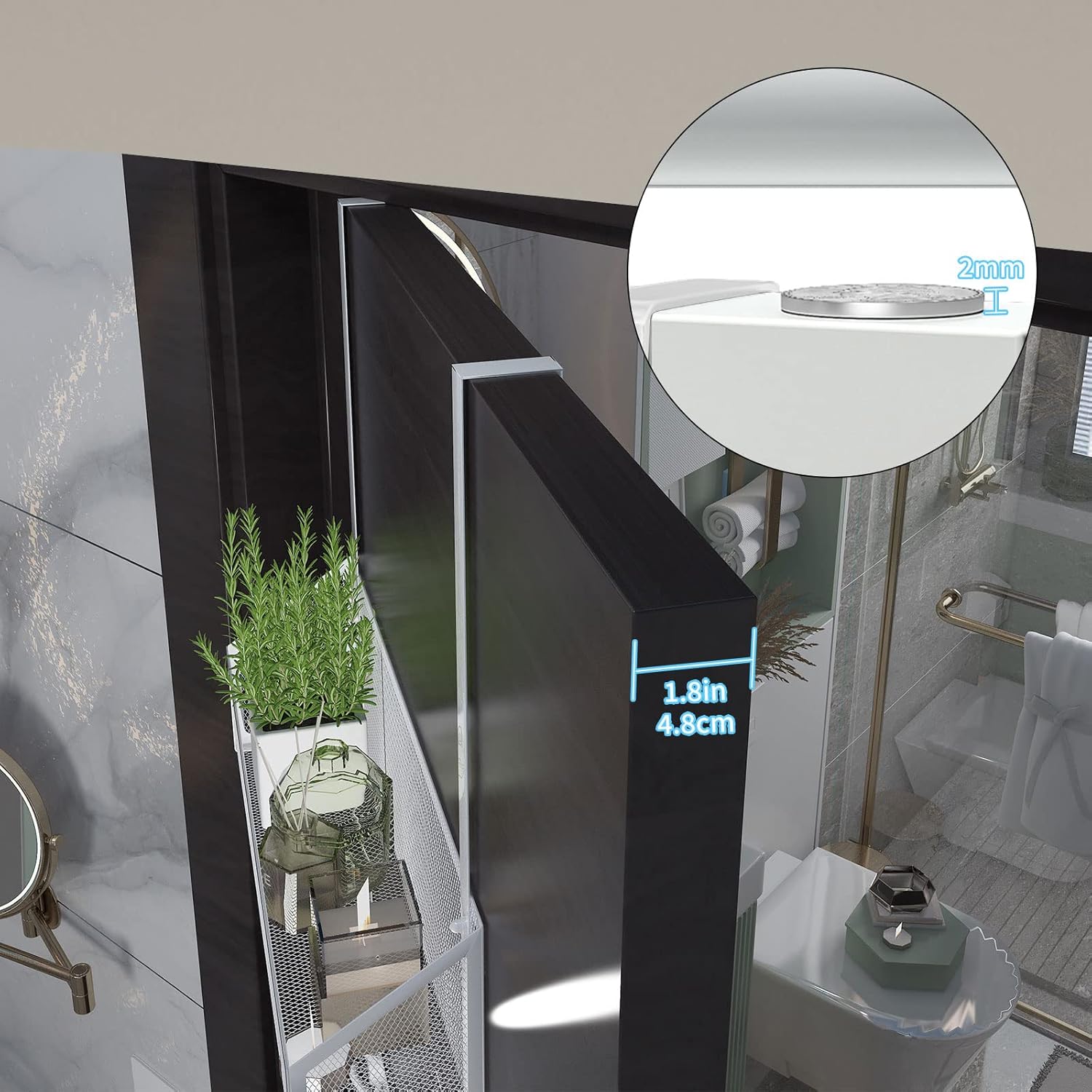 Over The Door Hooks Organizer, Coat Rack Over The Door Storage Hanger Towel Rack, Back of Door