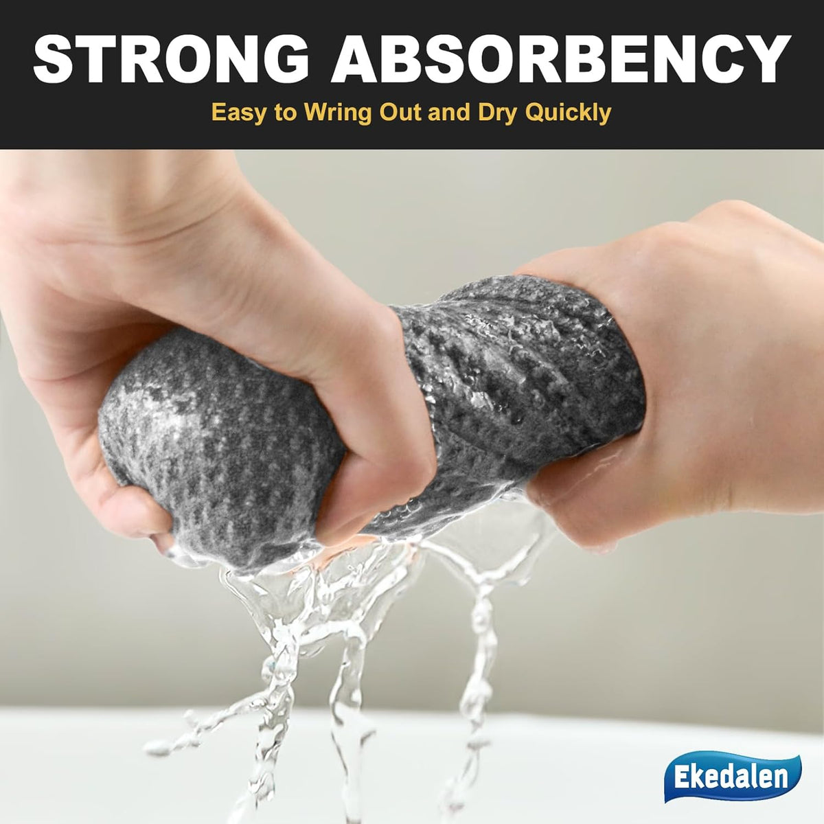 Microfiber Cleaning Cloth Waffle Weave for Dusting Absorbent Towel Quick Drying Dust Rags Household
