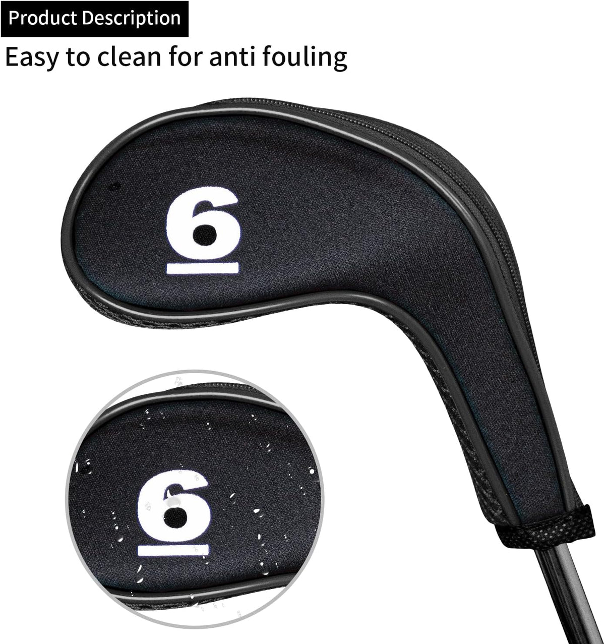 Golf 12pcs Thick Synthetic Golf Iron Head Covers Set Headcover Fit All Brands Callaway Ping