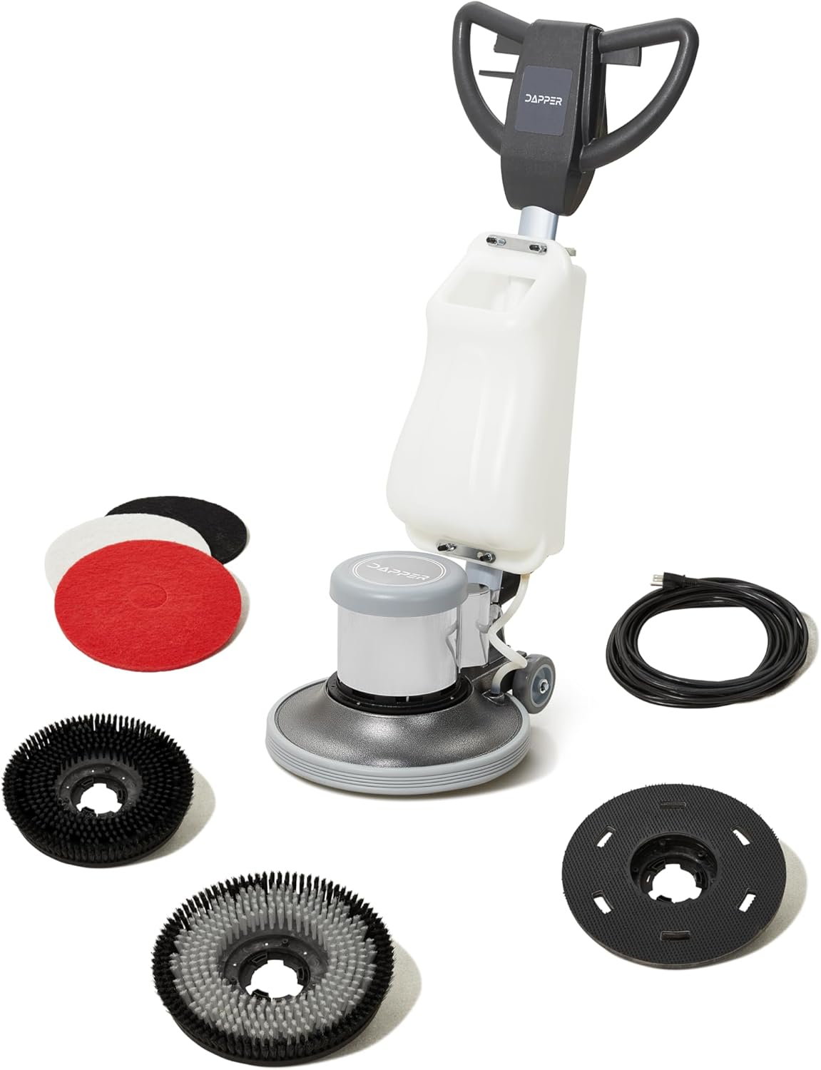 17" Heavy-duty Multi-Functional Floor Buffer Polisher Machine - Clean, Buff, Scrubb and Polish with