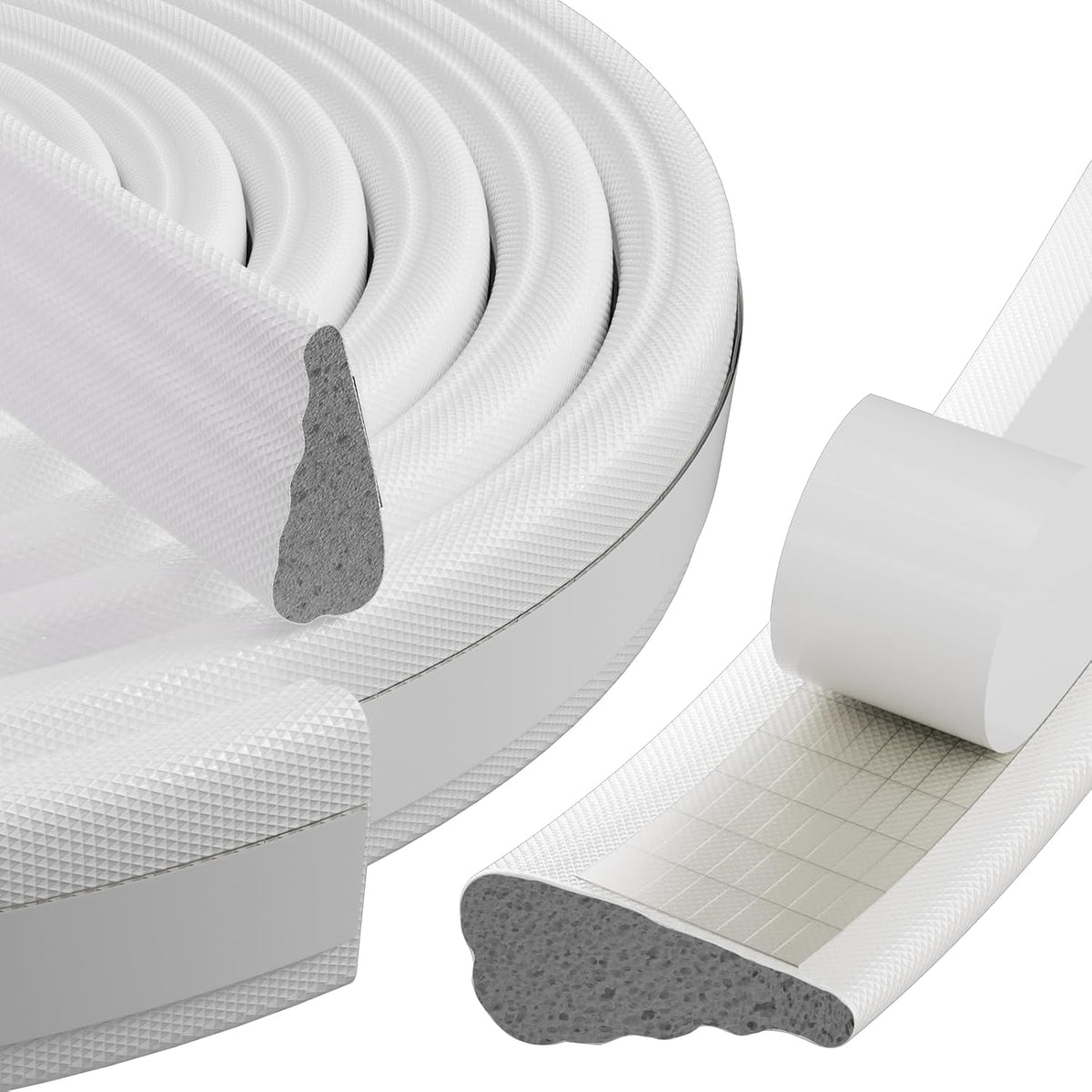 3Pcs×196" Wedge Weather Stripping Door Seal Strip for Door Frame & Window,Self Adhesive Window
