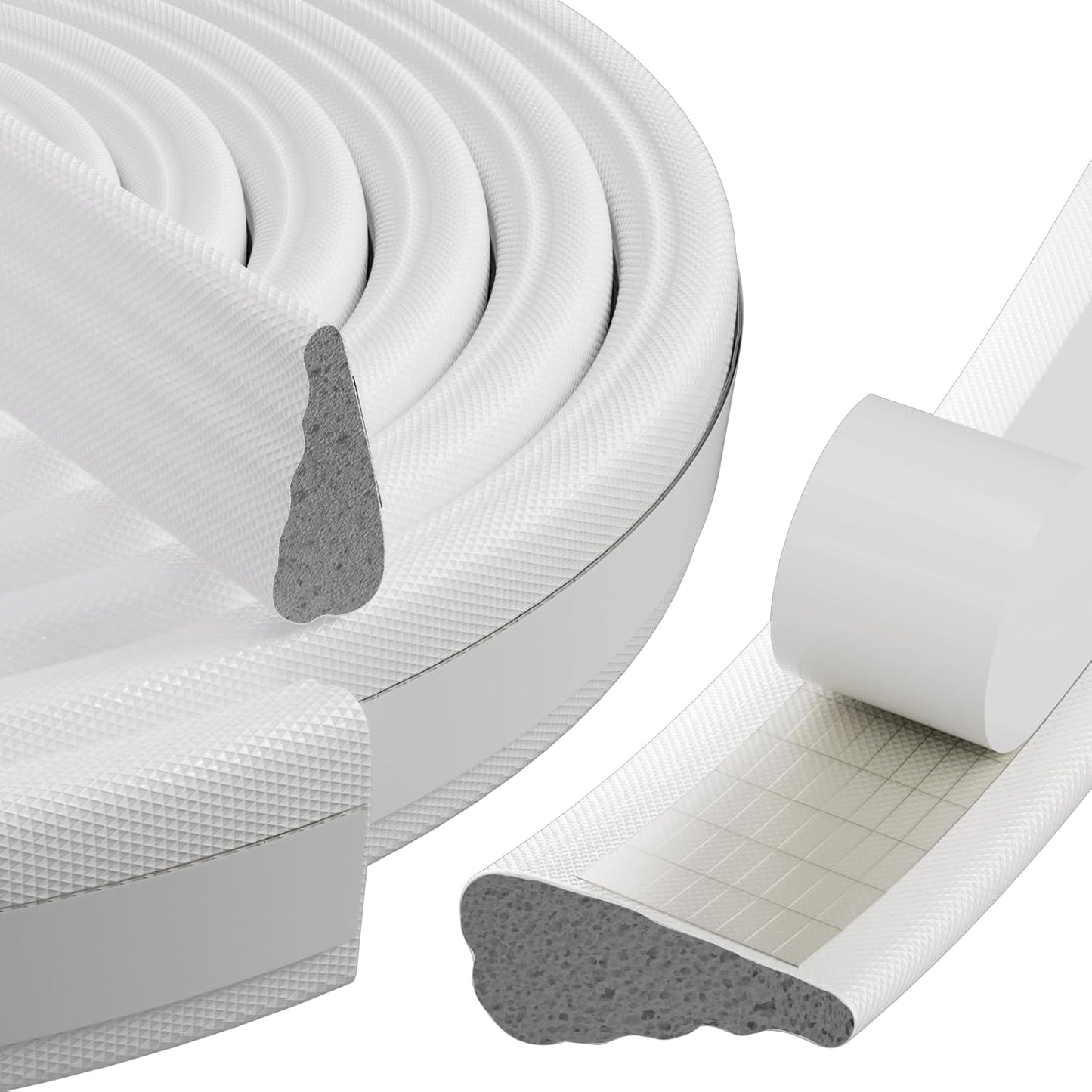 196" Wedge Weather Stripping Door Seal Strip for Door Frame & Window,Self Adhesive Window