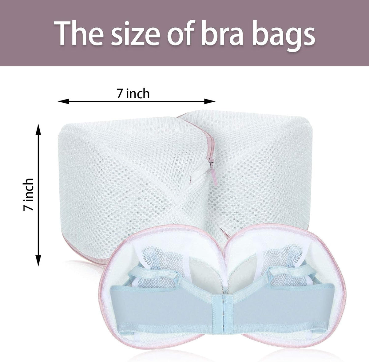 Shappy 6 Pieces Bra Washing Bag for Laundry Mesh Wash Lingerie Underwear Brassiere Washing Bags