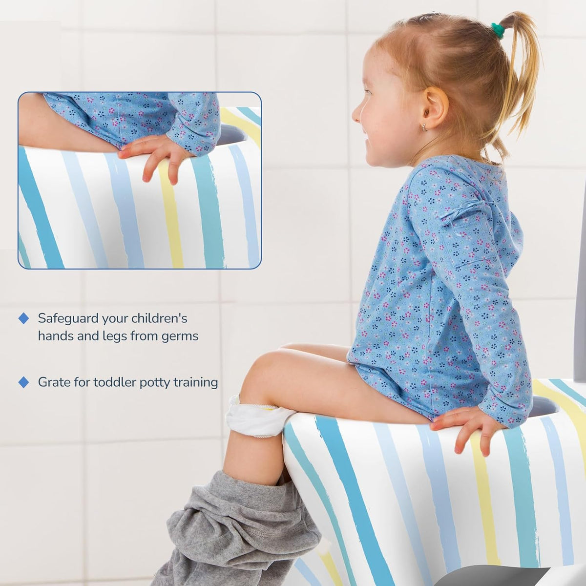 Toilet Seat Covers Disposable, Large Waterproof Potty Covers for Toddlers, Kids, and Adults