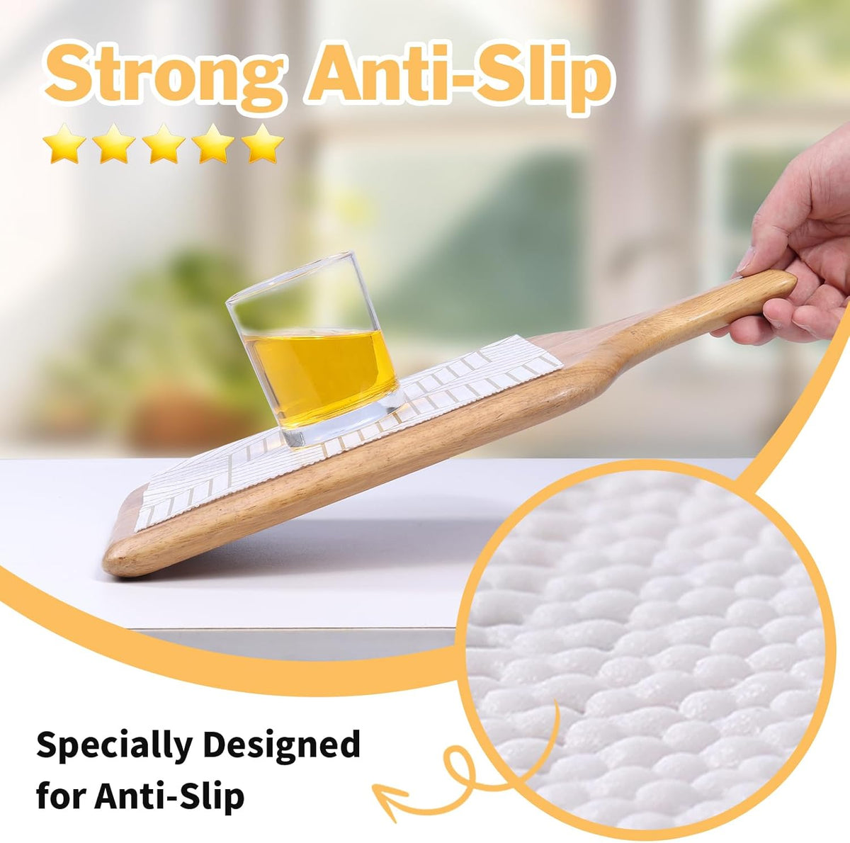 Shelf Liners for Kitchen Cabinets Non Adhesive Shelf Liner Paper Non-Slip Thickened Drawer Liner