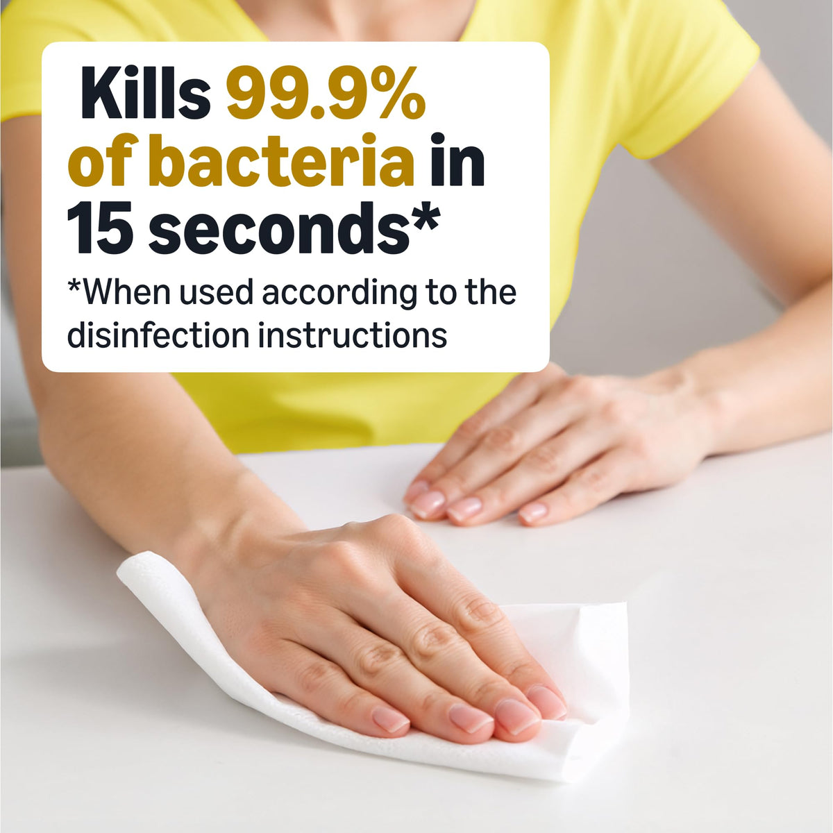 Amazon Basics Disinfecting Wipes, Lemon Scent, for Sanitizing, Cleaning & Deodorizing, 255 Count (3