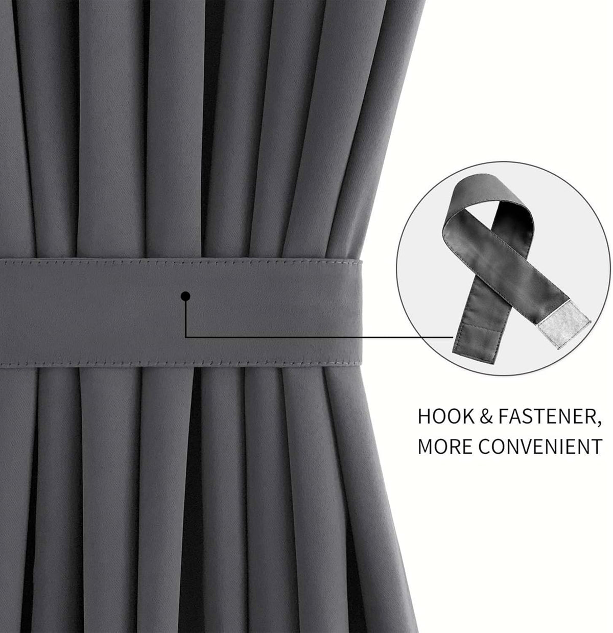 DWCN French Door Curtain - Rod Pocket Thermal Blackout Panel for Doors With Glass Window, Kitchen