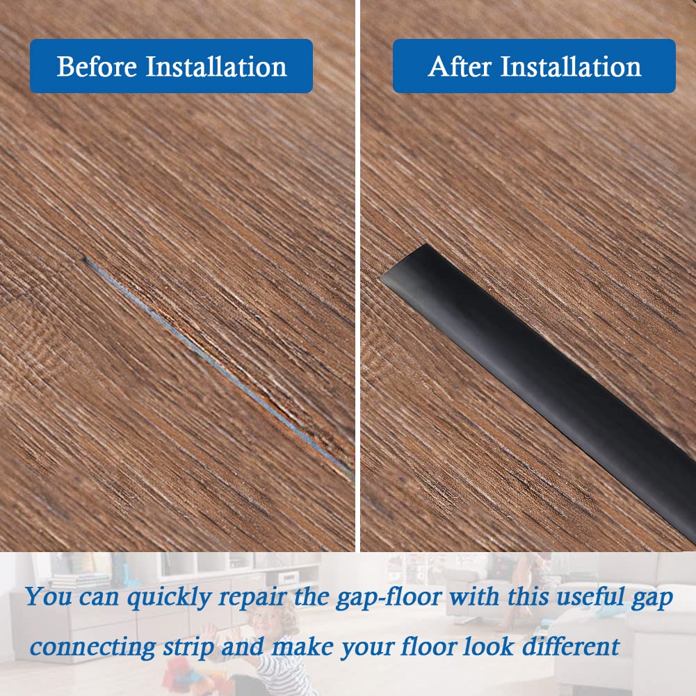 Floor Transition Strip Self Adhesive Floor Cover Strips Laminate 2" Wide Vinyl Flat Divider