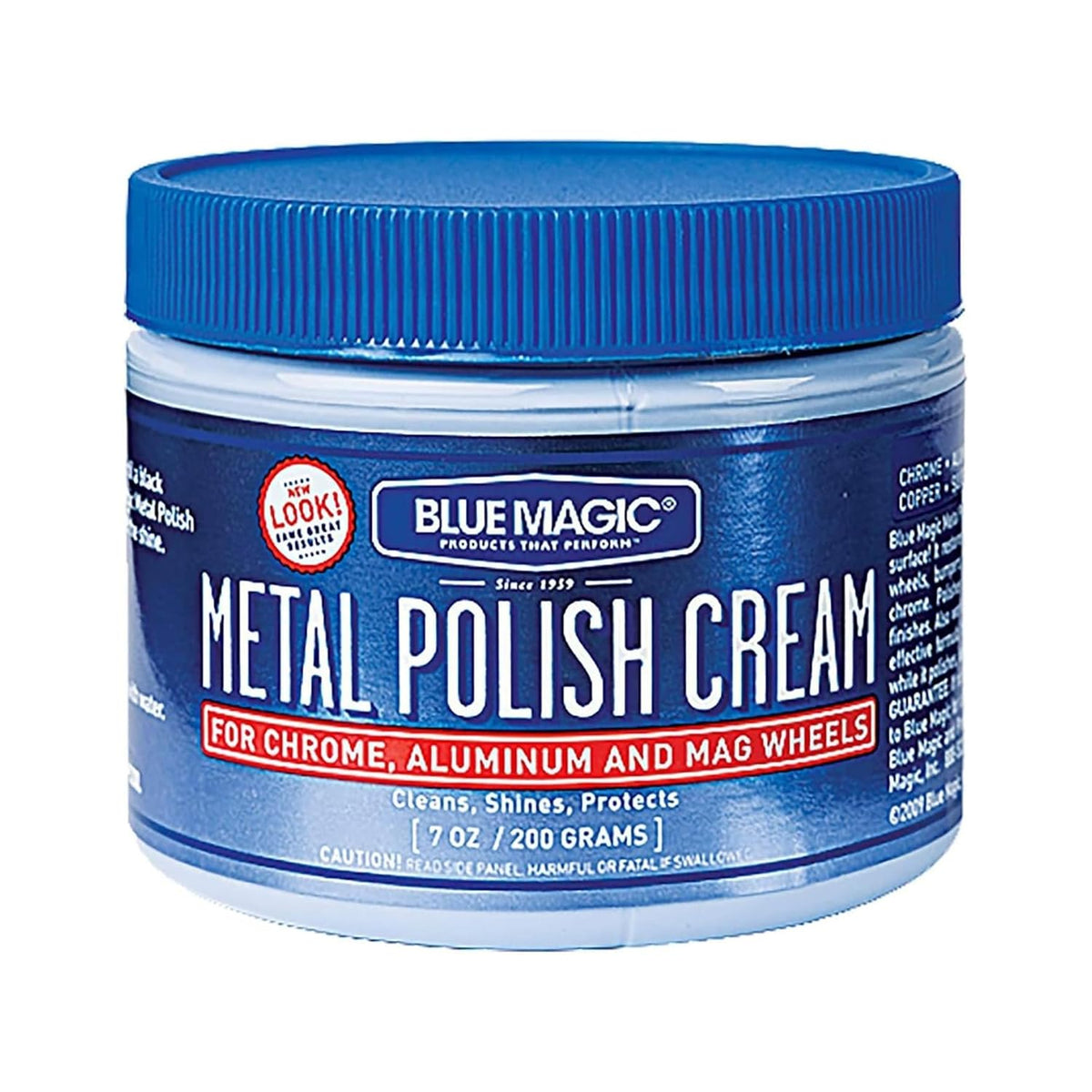 Blue Magic 400 Metal Polish Cream Non-Abrasive Tarnish and Oxidation Remover for Chrome, Aluminium