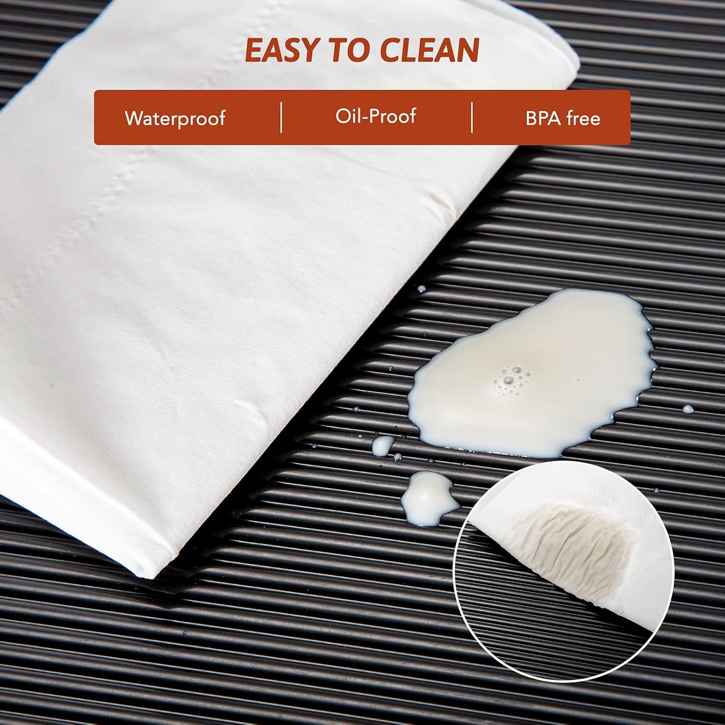 Glotoch Shelf Liner 17.5" x 30 ft. - Non Adhesive Refrigerator, Kitchen, Drawer Liners, Waterproof