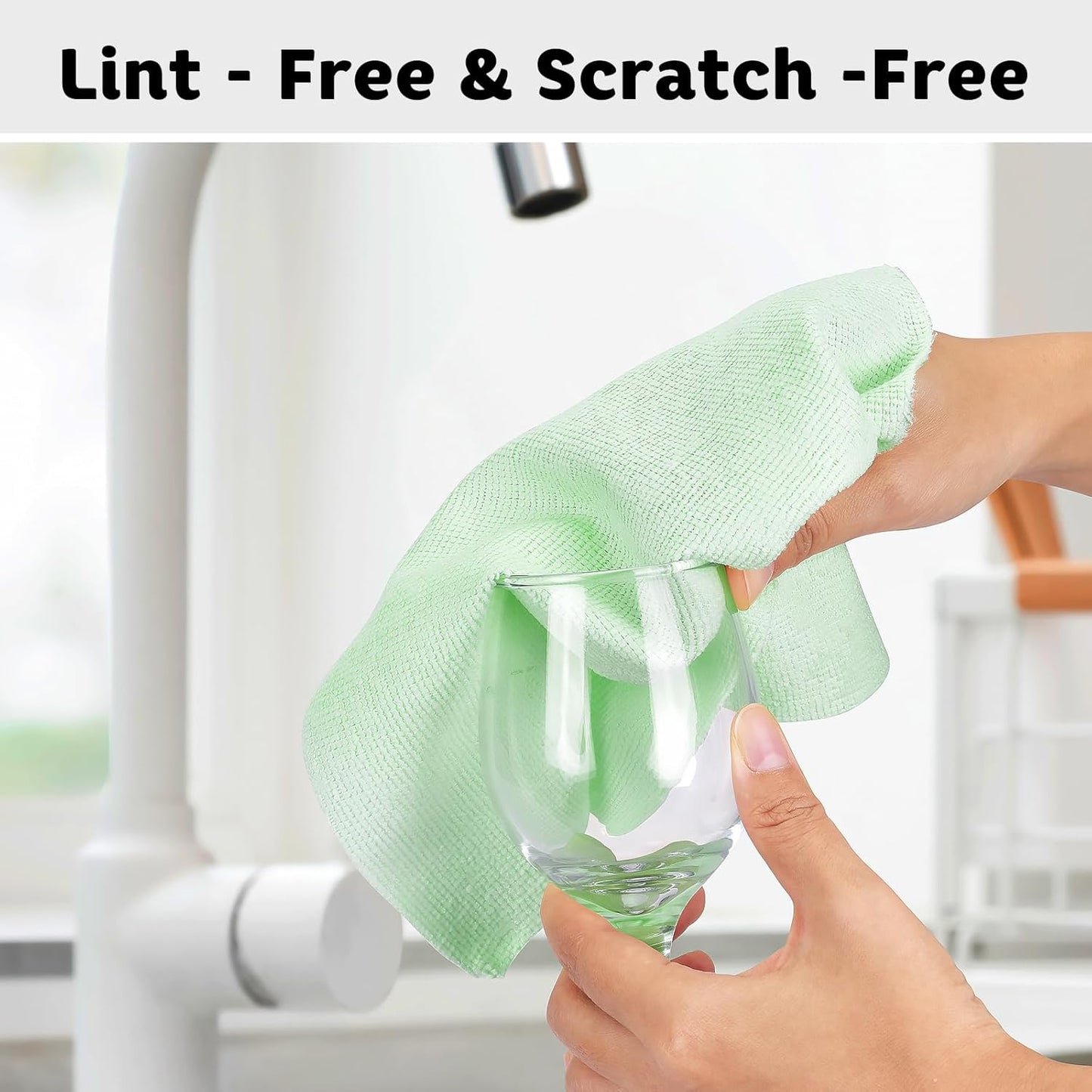 Matthew Microfiber Cleaning Cloth Roll 72Pack (12" x 12") Reusable Paper Towels&Washable Tear Away