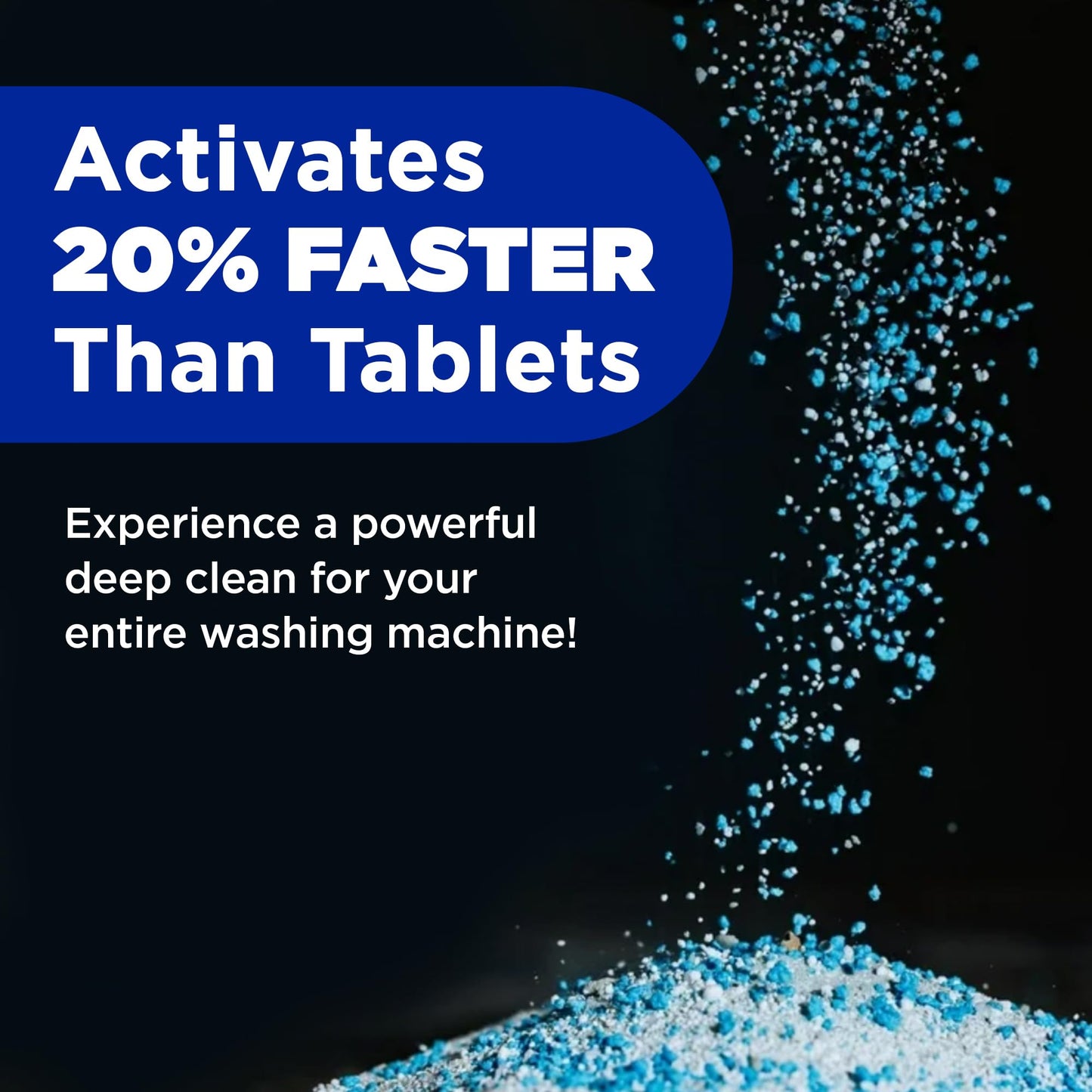 Tide Washing Machine Cleaner 52 Week Supply with Oxi for Front and Top Loader Washer Machines, Deep