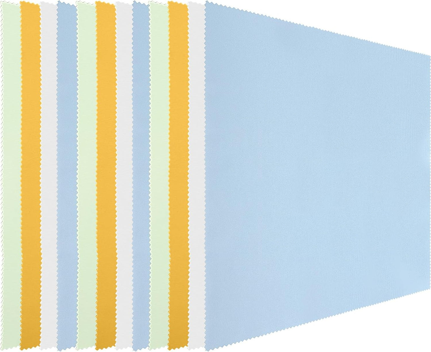 Frienda 12 Pack Large Microfiber Glass Cleaning Cloths 12 x 12 Inch Oversized Sunglasses Cleaning