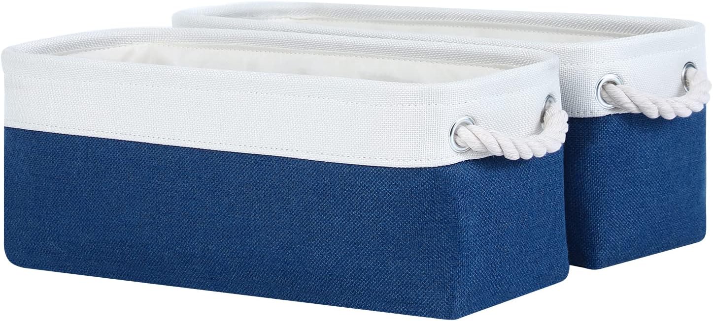 DULLEMELO Toilet Paper Storage Basket, Toilet Paper Basket for Back of Toilet, Bathroom Storage