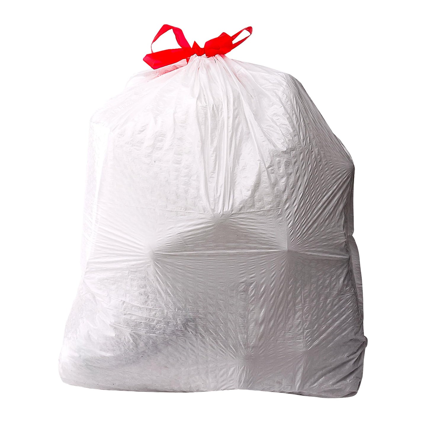 Amazon Basics 13 Gallon Tall Kitchen Drawstring Trash Bags, Flextra Strength, Tear Resistant, 10%