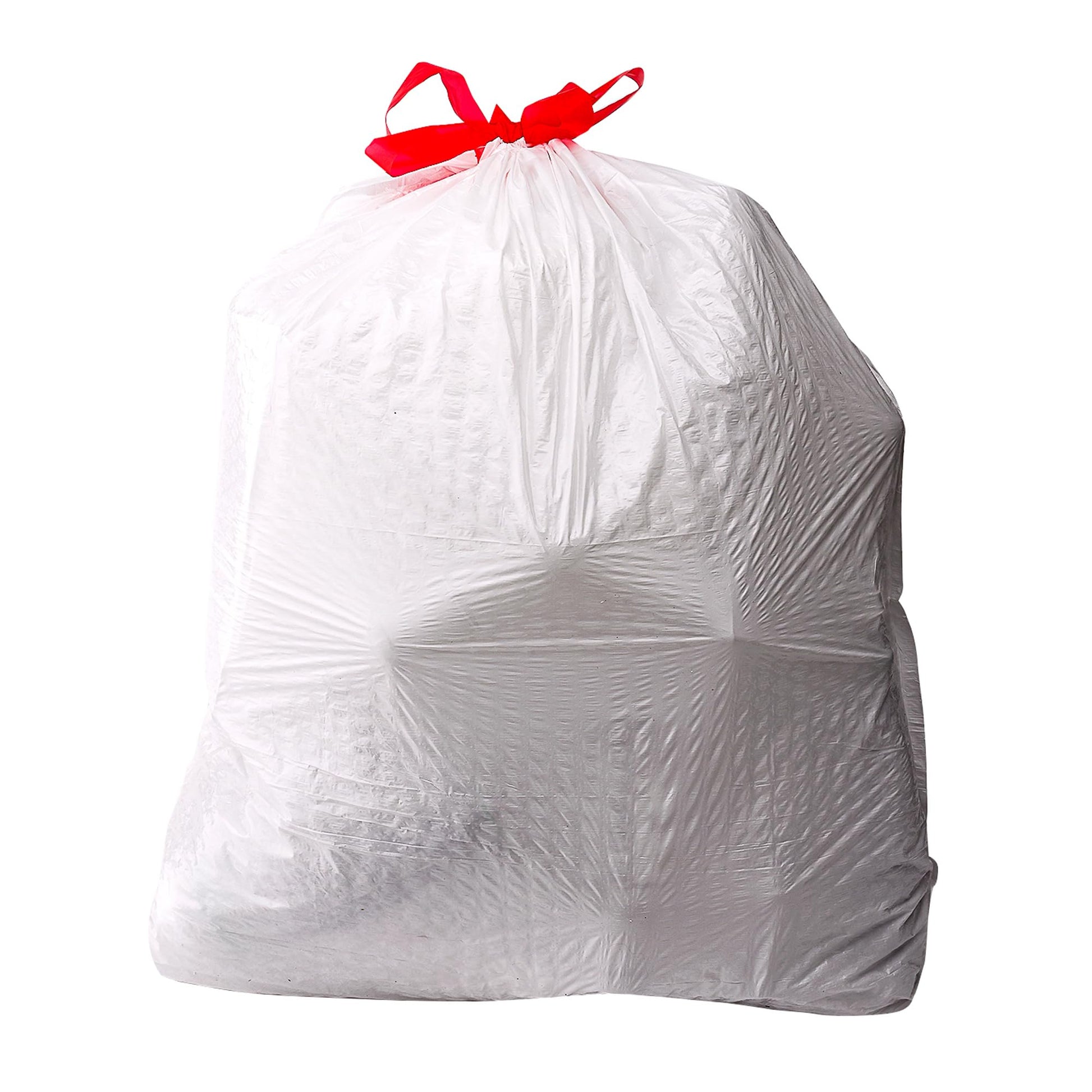 Amazon Basics 13 Gallon Tall Kitchen Drawstring Trash Bags, Flextra Strength, Tear Resistant, 10%