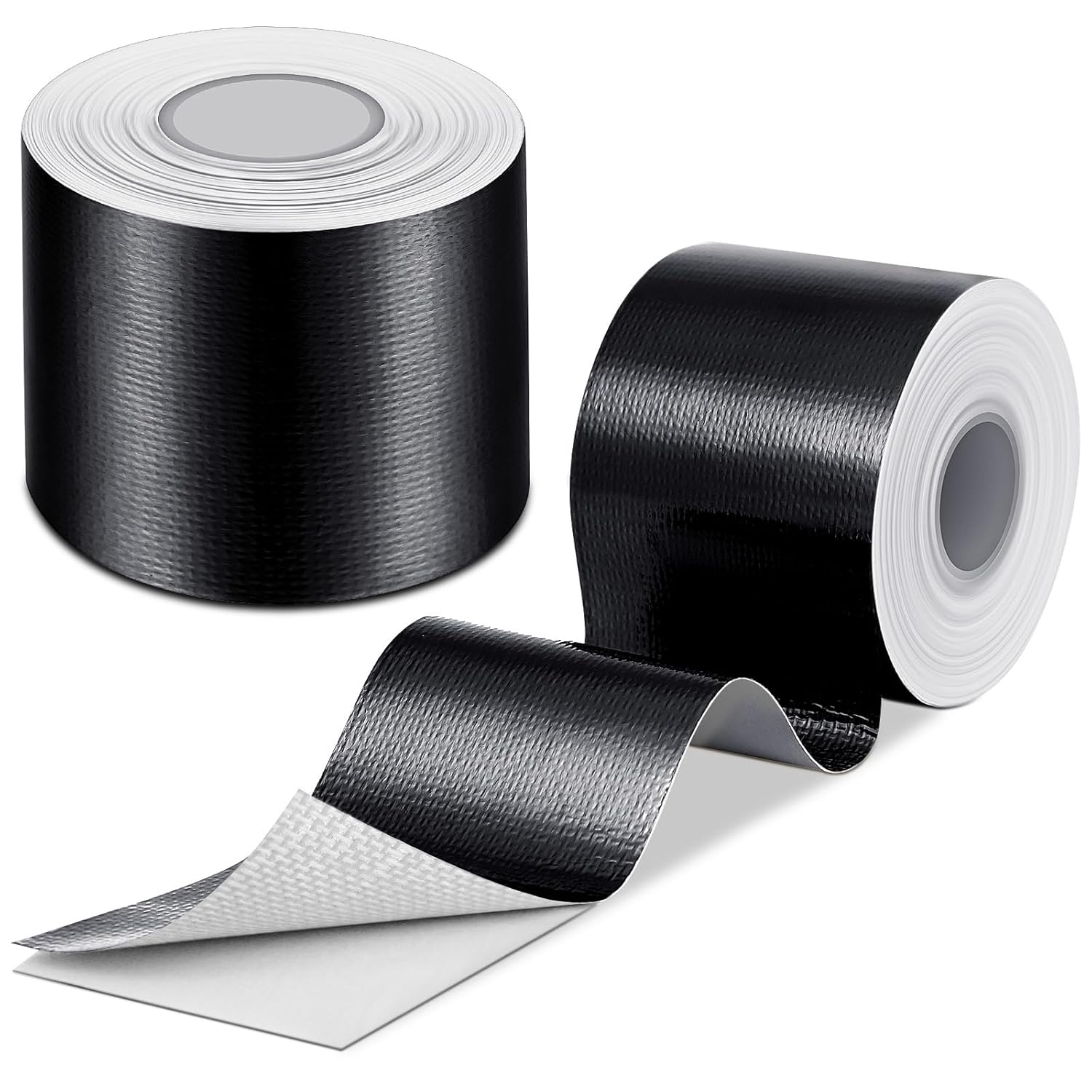 Zonon 2 Rolls Aluminum Foil Tape Heat Shield Tape Barrier Adhesive Reflective Fiberglass Thermal