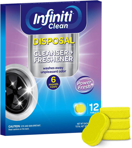 Garbage Disposal Cleaner and Deodorizer Tablets - Kitchen Sink Cleaner and Deodorizer, Septic Safe