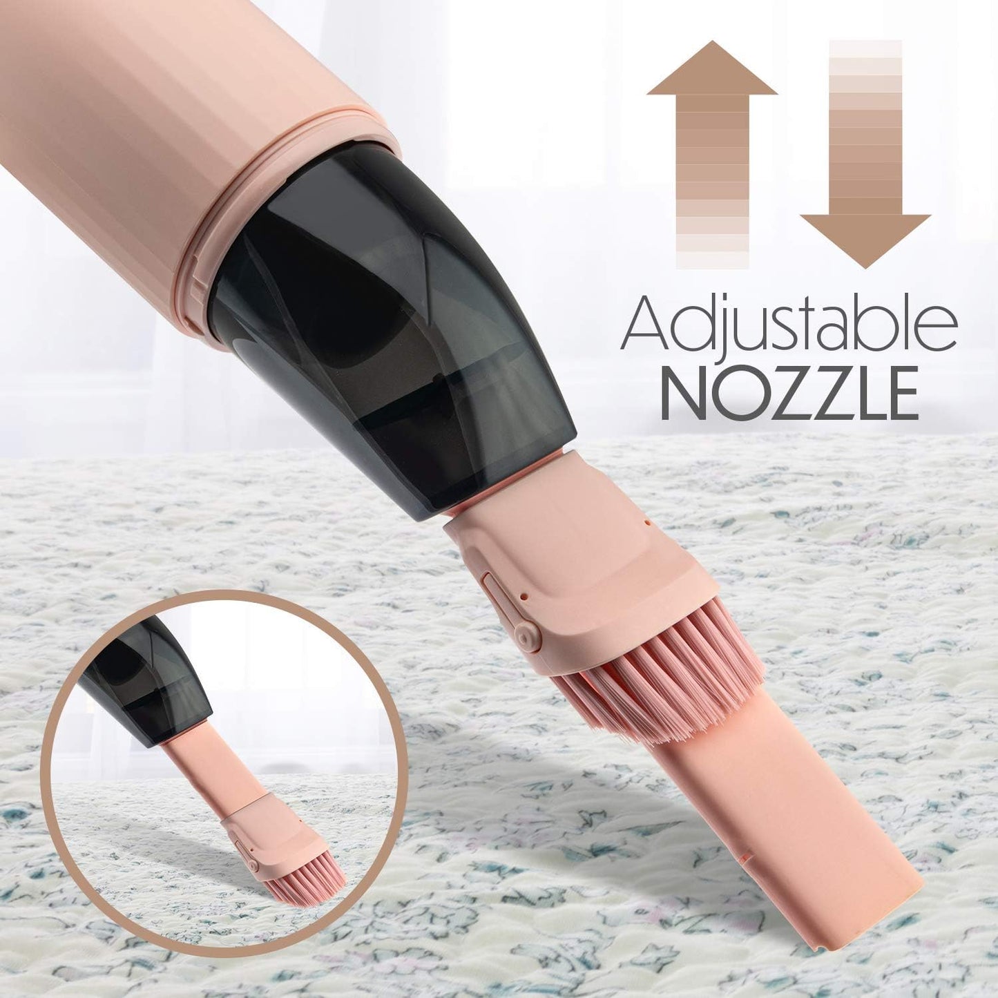 STARUMENT Portable Hand Vacuum Cleaner for Dust Pet Hair Dirt Home Car Interior, Furniture