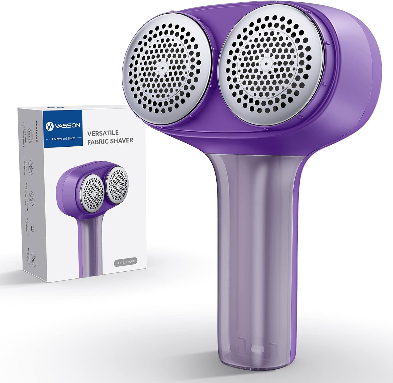 VASSON Fabric Shaver, Electric Lint Remover, Rechargeable Lint Shaver, Sweater Shavers to Remove