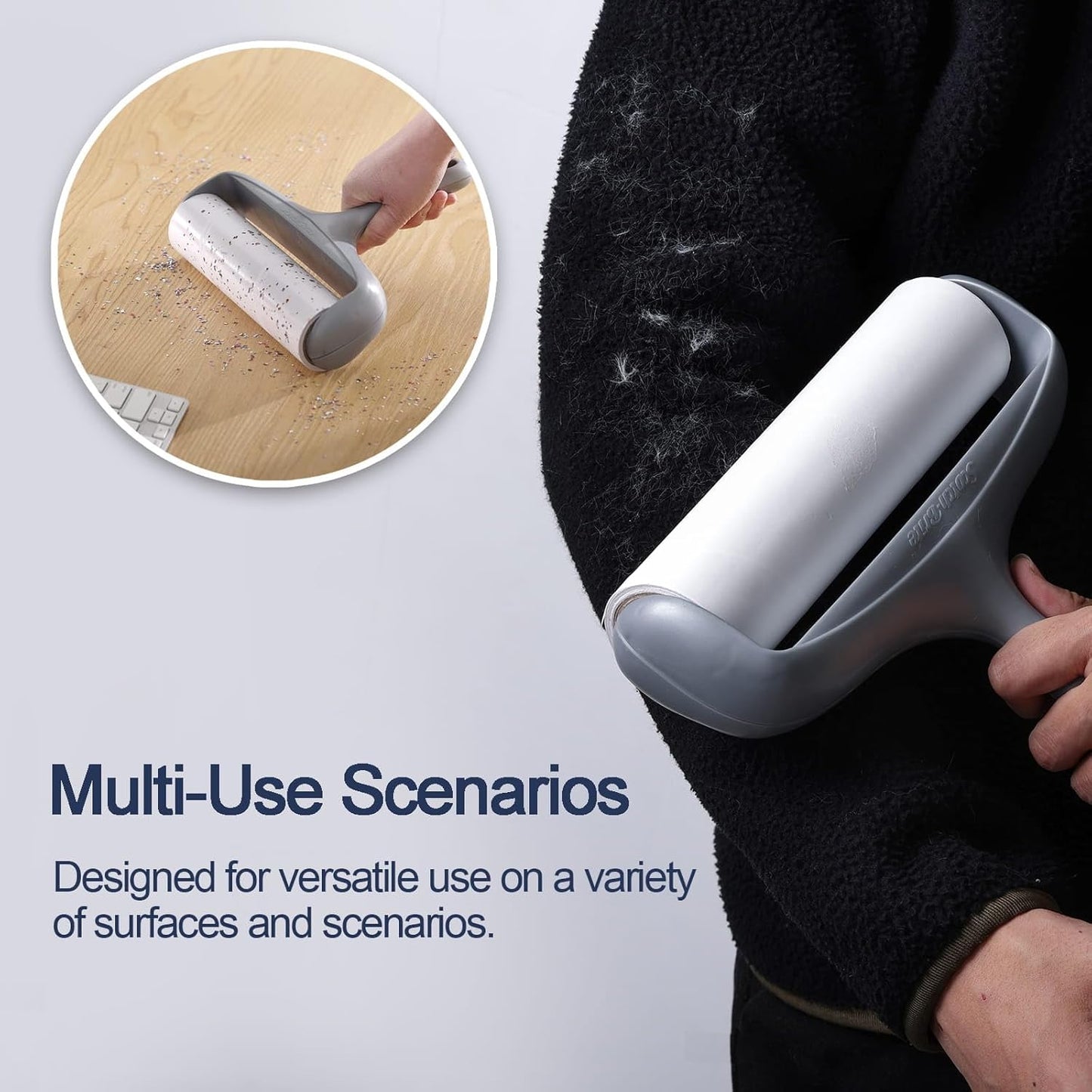 8 inch Large Surface Lint Roller Refills for Scotch-Brite 50% Stickier Lint Roller, Fits Most 8"