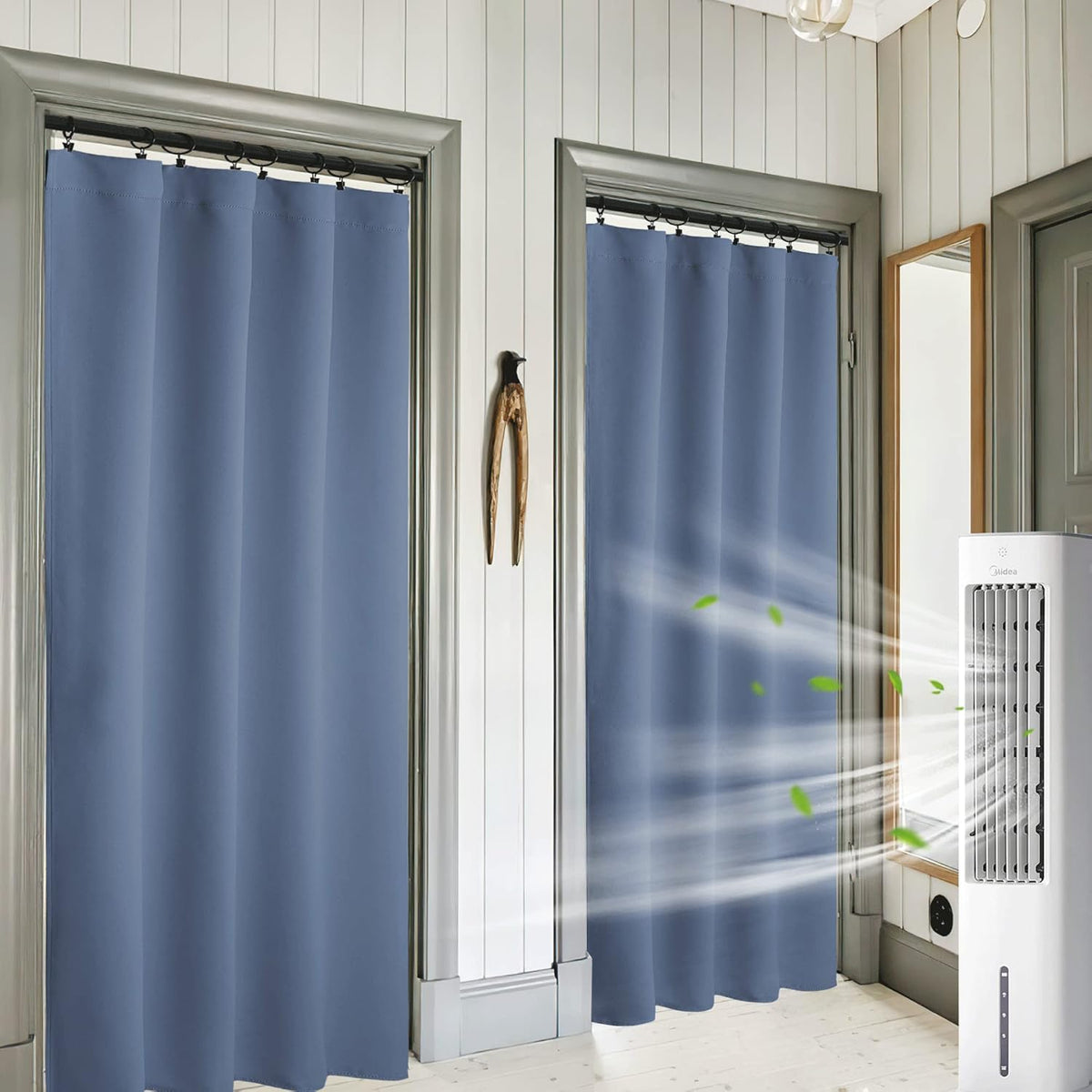 RYB HOME Blackout Curtains 84 inches Length - Thermal Inslulating Privacy Window Curtains & Drapes