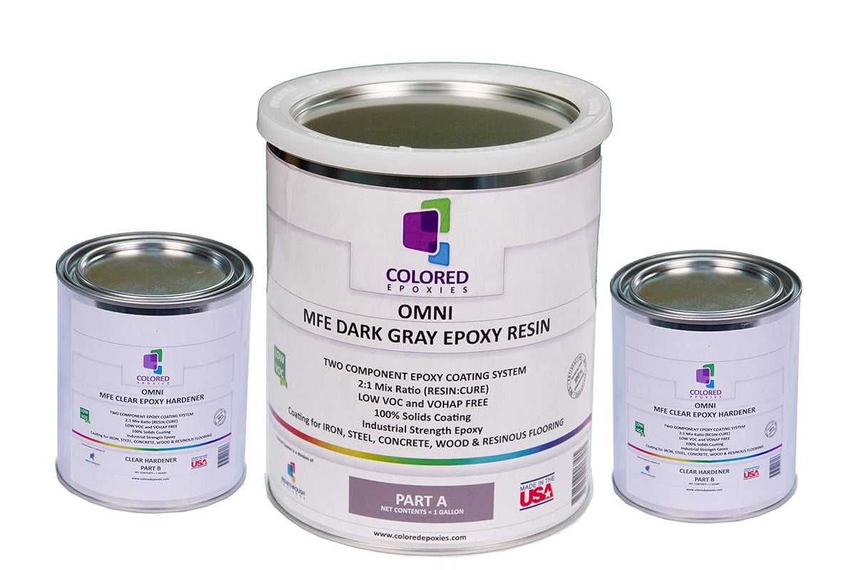 colored epoxies Dark Gray Epoxy Resin for Bar Tops, Table Tops, Wood, Concrete, Epoxy Art & Crafts