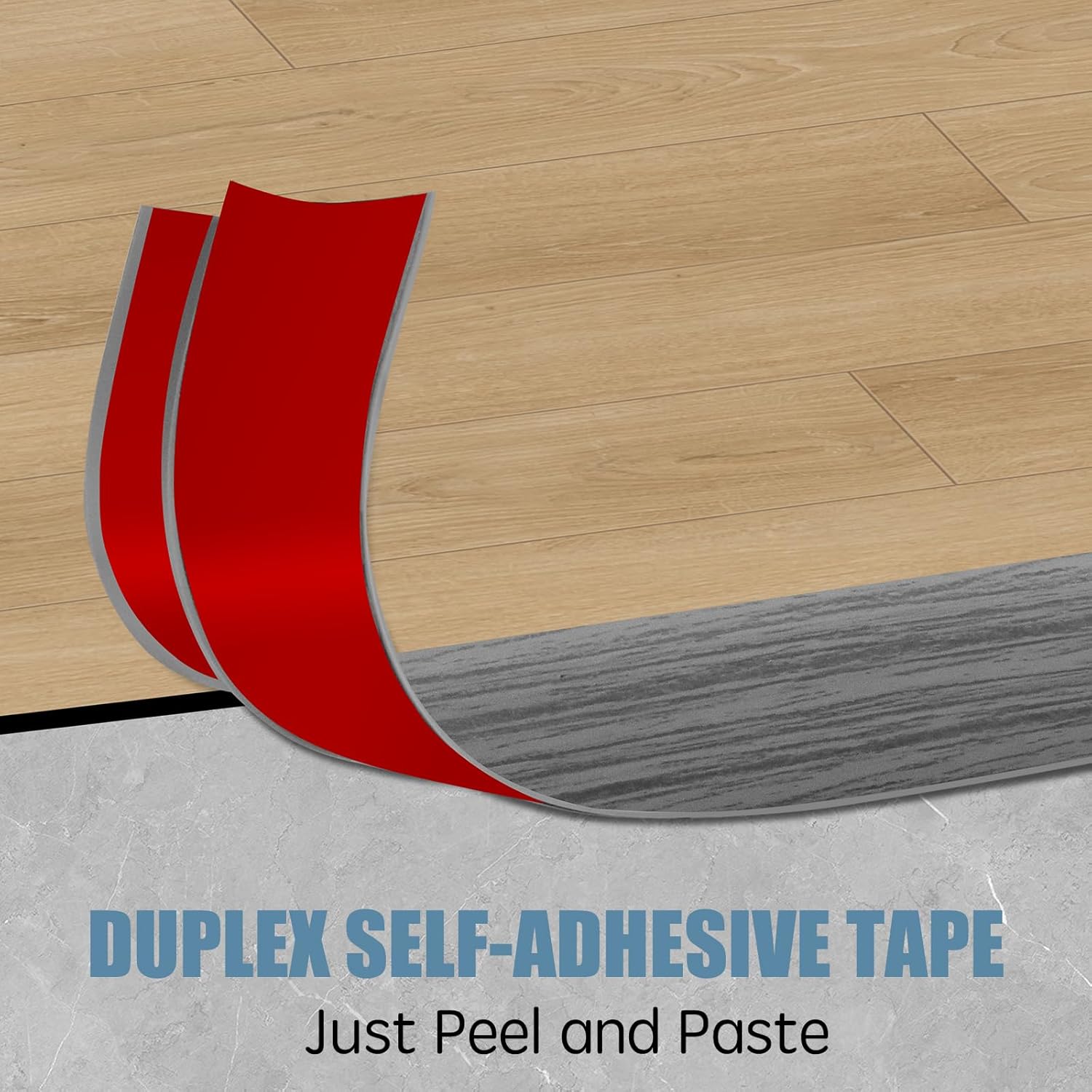 Floor Transition Strip Door Threshold 79" Floor Transition Reducer Trim on The Edges Threshold
