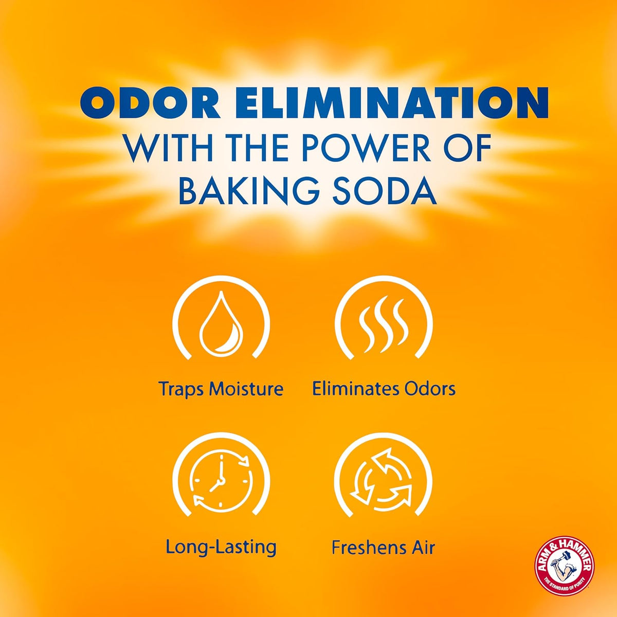 Arm & Hammer Essentials Disposable Moisture Absorber and Odor Eliminator Tub, Linen Fresh, 1 lb.