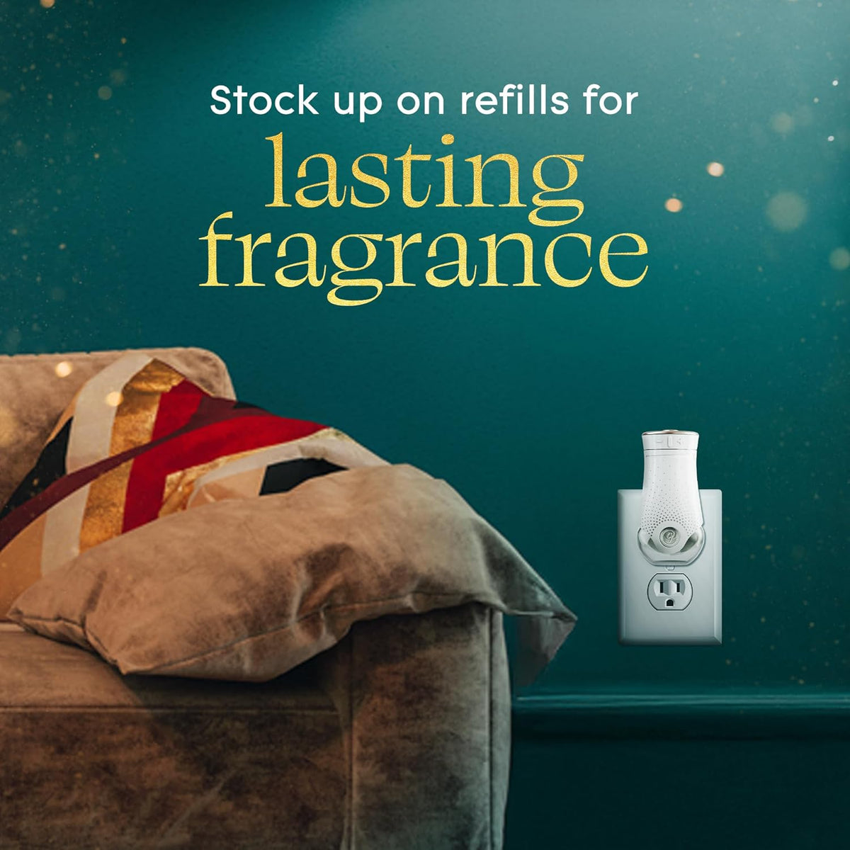 Glade PlugIns Refills Air Freshener, Bergamot & Eucalyptus, Scented and Essential Oils for Home and