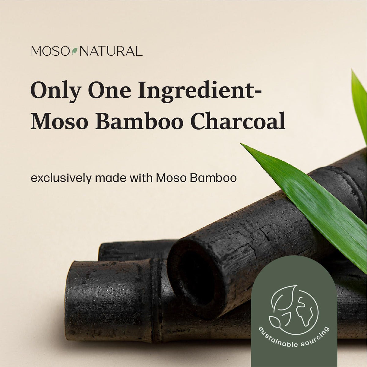 Moso Natural Air Purifying Bag 600g, Premium Bamboo Charcoal Odor Absorber, Room Deodorizer for