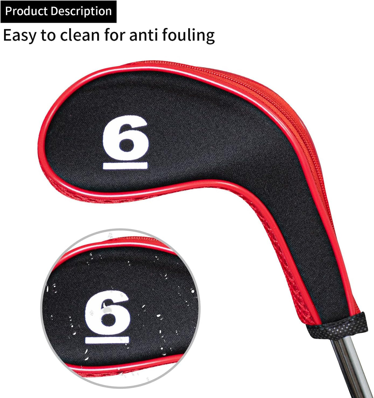 Golf 12pcs Thick Synthetic Golf Iron Head Covers Set Headcover Fit All Brands Callaway Ping
