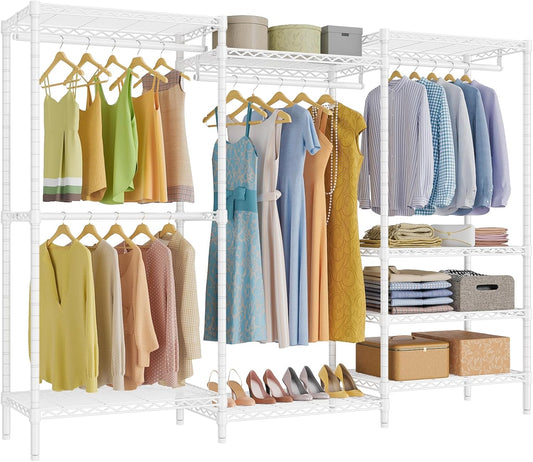 VIPEK V5 Plus Portable Closet Wardrobe Heavy Duty Clothes Rack, Large Free Standing Closet Rack for