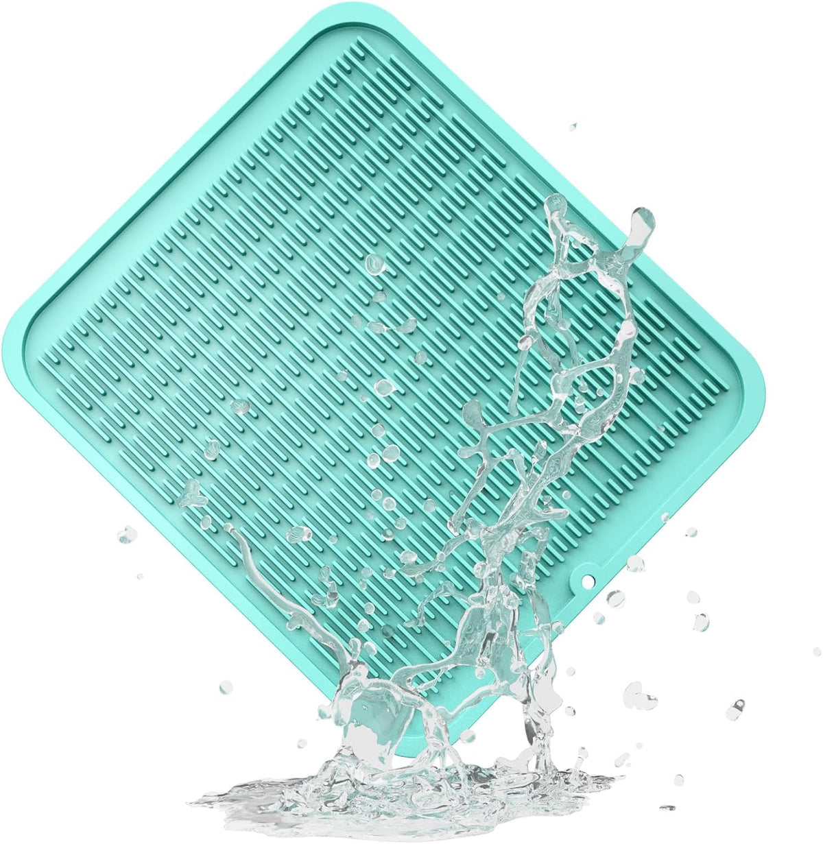 ZLR Silicone Dish Drying Mat for Kitchen Counter, Eco-Friendly Fast Dry Dish Mat, Easy Clean Multi