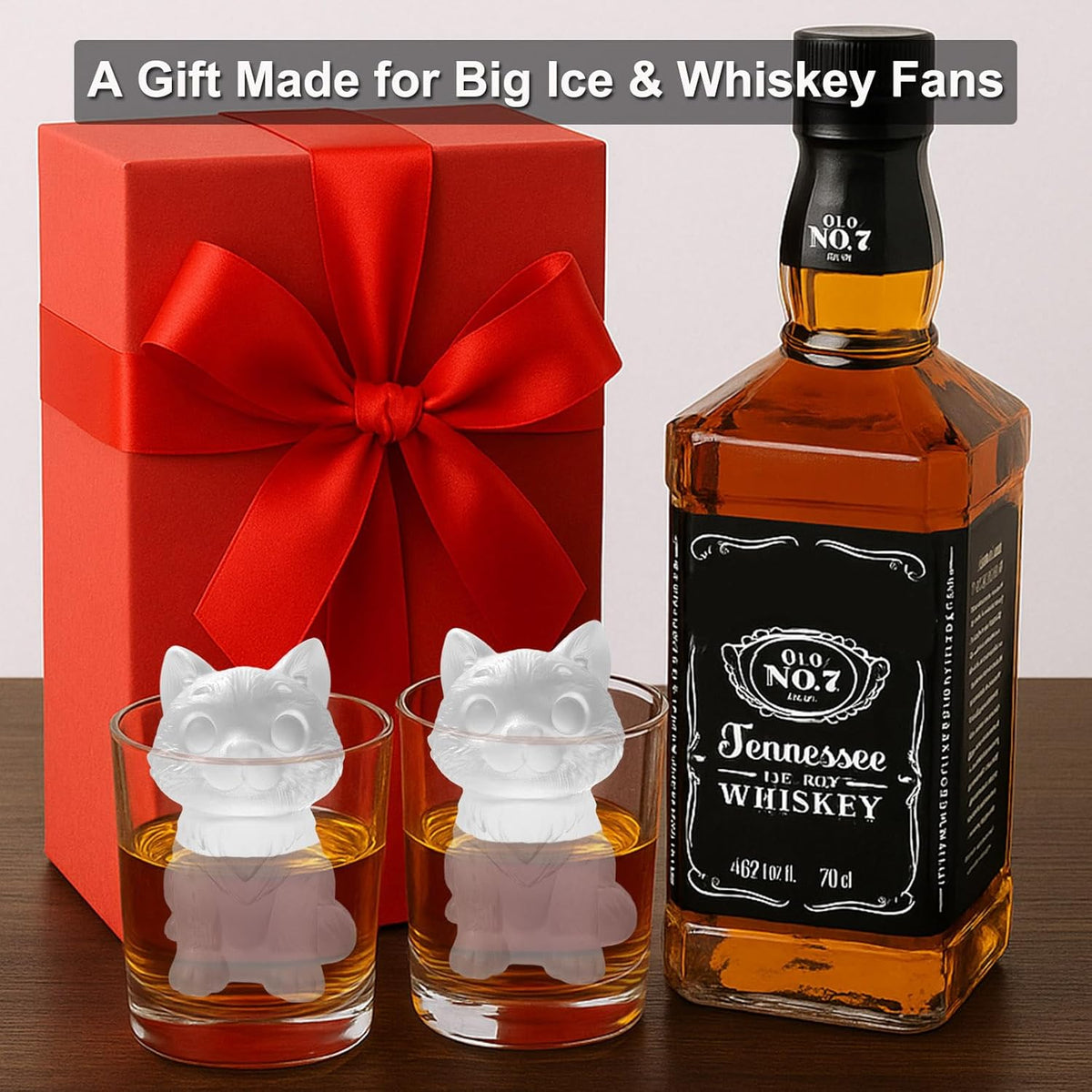 3D Cat Ice Cube Silicone Molds Tray for Whiskey, Cocktail, Drink Decor, Bar; Rich Details. Cute