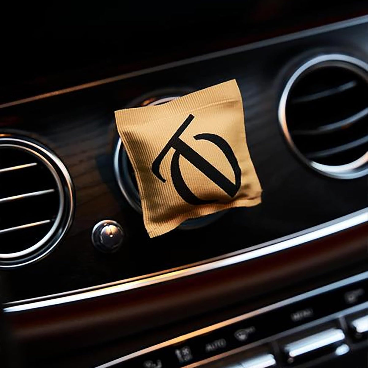 THEDOTS Series Moroccan Mint Tea Car Vent Clip, Fabric Sachet Air Freshener, 30 Days Long-Lasting