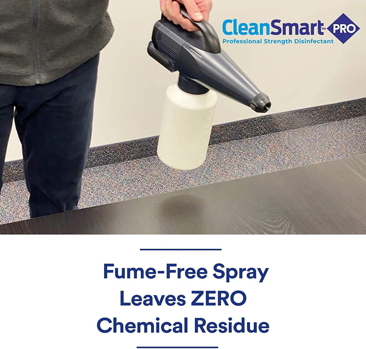 CleanSmart Hospital Grade Disinfectant, Kills 99.9% of Viruses and Bacteria, Hypochlorous Acid