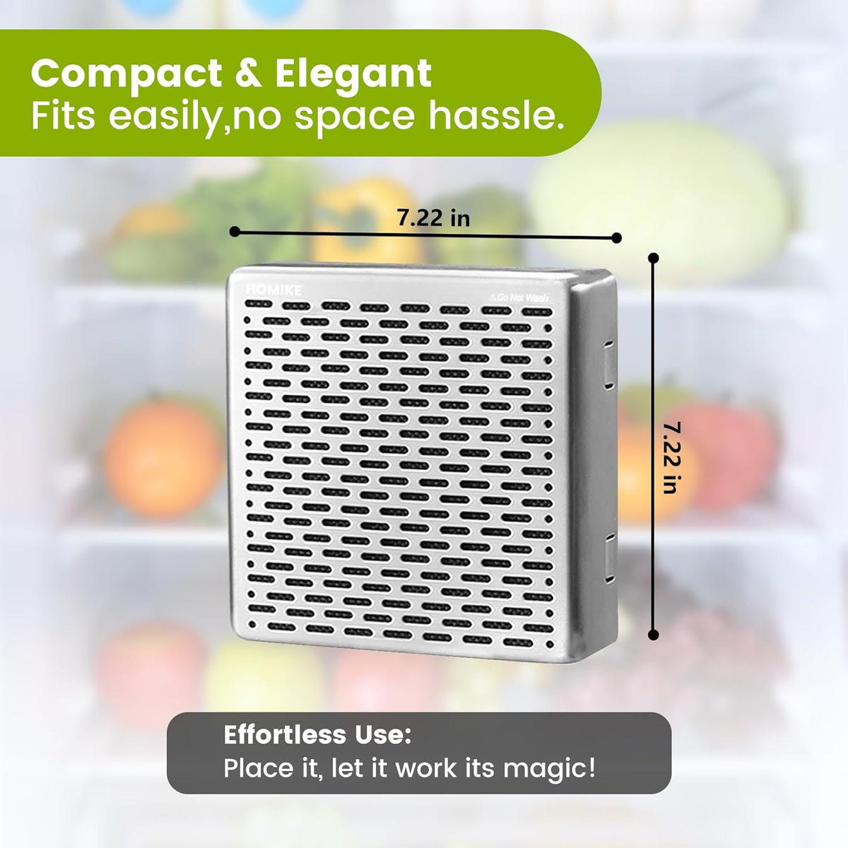 Refrigerator Deodorizer,10 Years Long Fridge Odor Eliminator,Car Air Freshener,Closet Odor