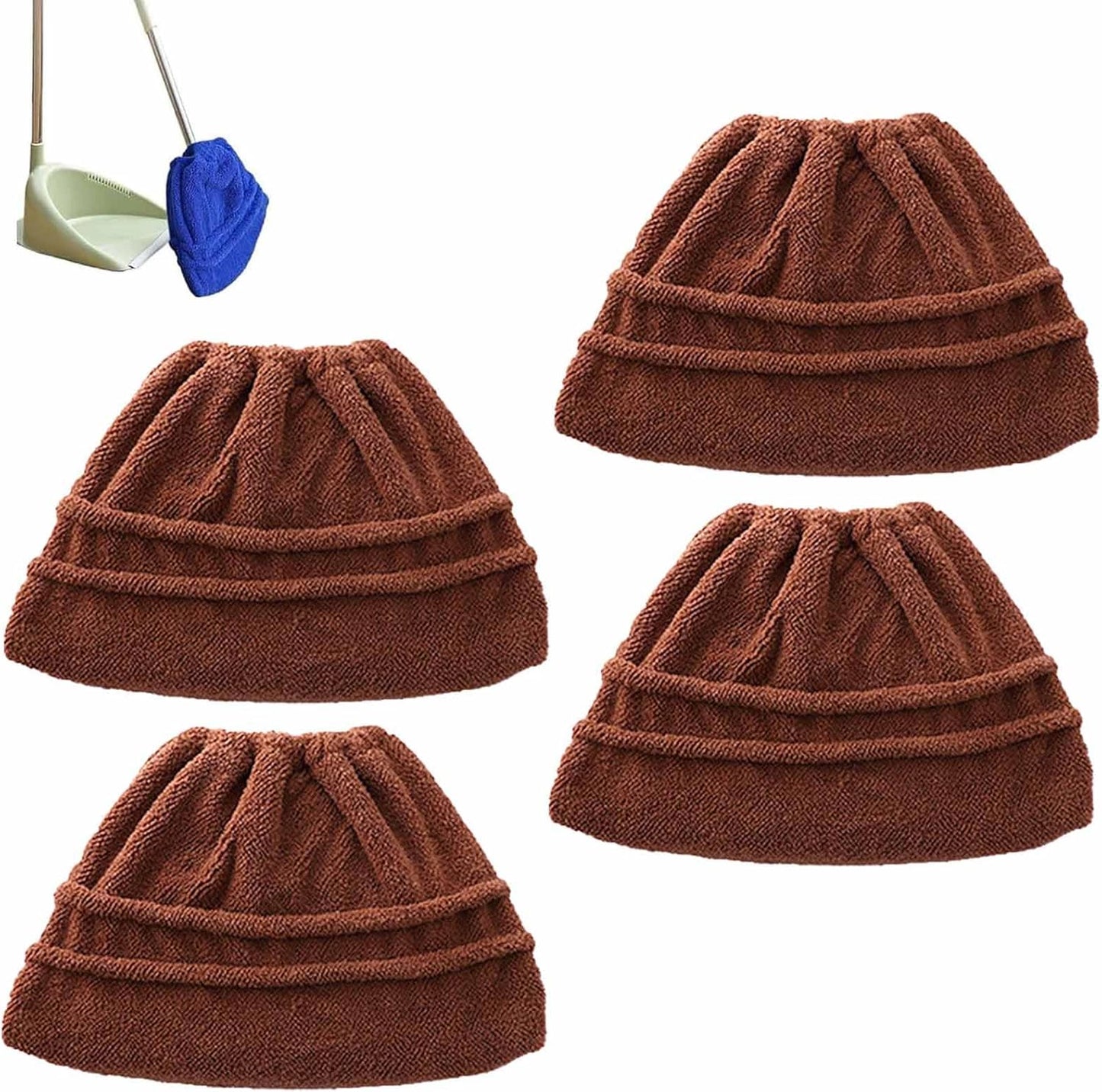 Icexeco Lazy Broom Cover Cloth, Multifunctional Lazy Brooms Cover, Washable Reusable Microfiber