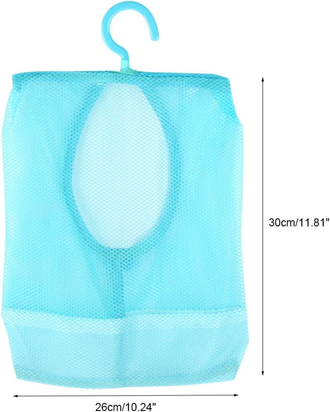 Clothespin Bag, Multi Purpose Hanging Mesh Storage Bag Clothespin Bag with Hanger for Socks