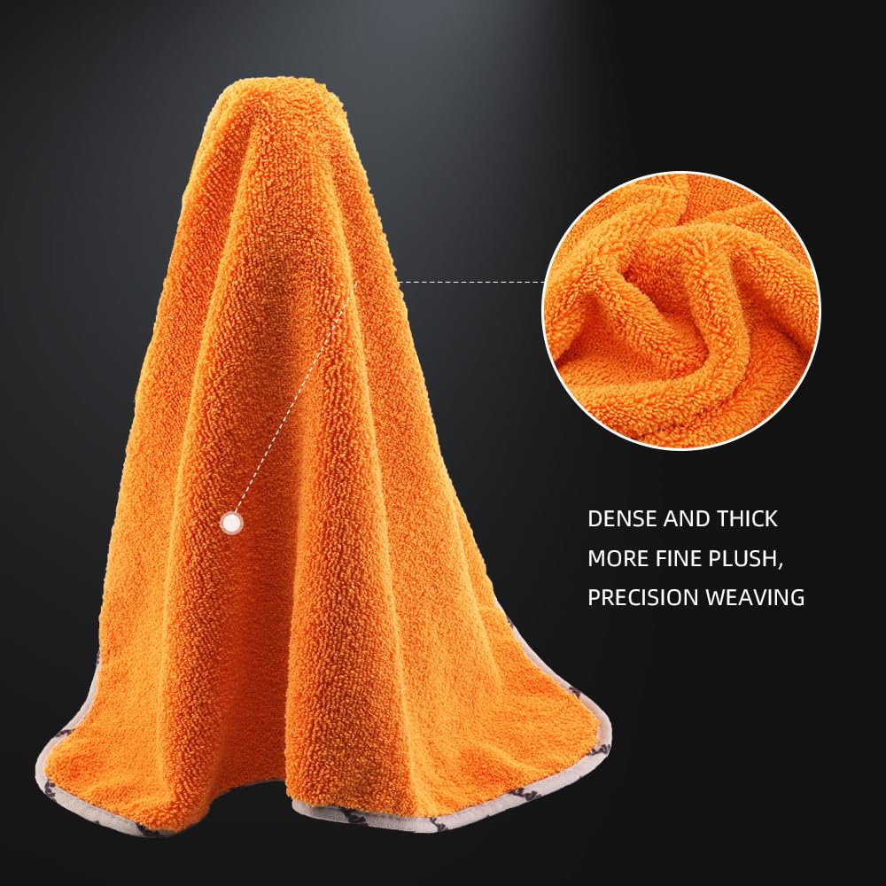Car Microfiber Towel, Professional Grade Premium Microfiber Towel, 1 Pack Highly Absorbent, Scratch