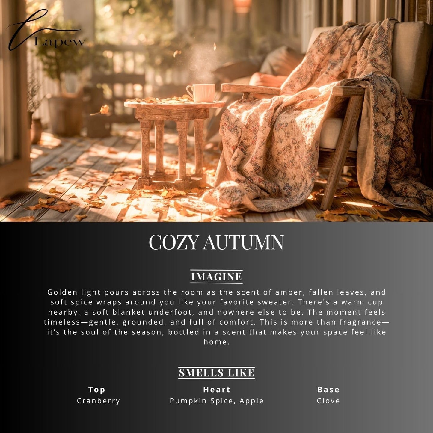 Cozy Autumn Carpet Freshener Powder: Powerful Odor Eliminator for Home, Upholstery Deodorizer