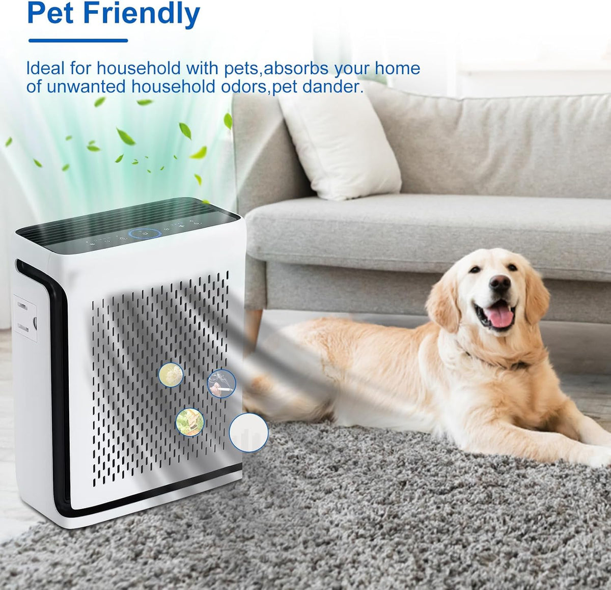 Vital 100S Pet Replacement Filter Compatible with Levoit Smart WiFi Vital 100S Air Puri-Fier