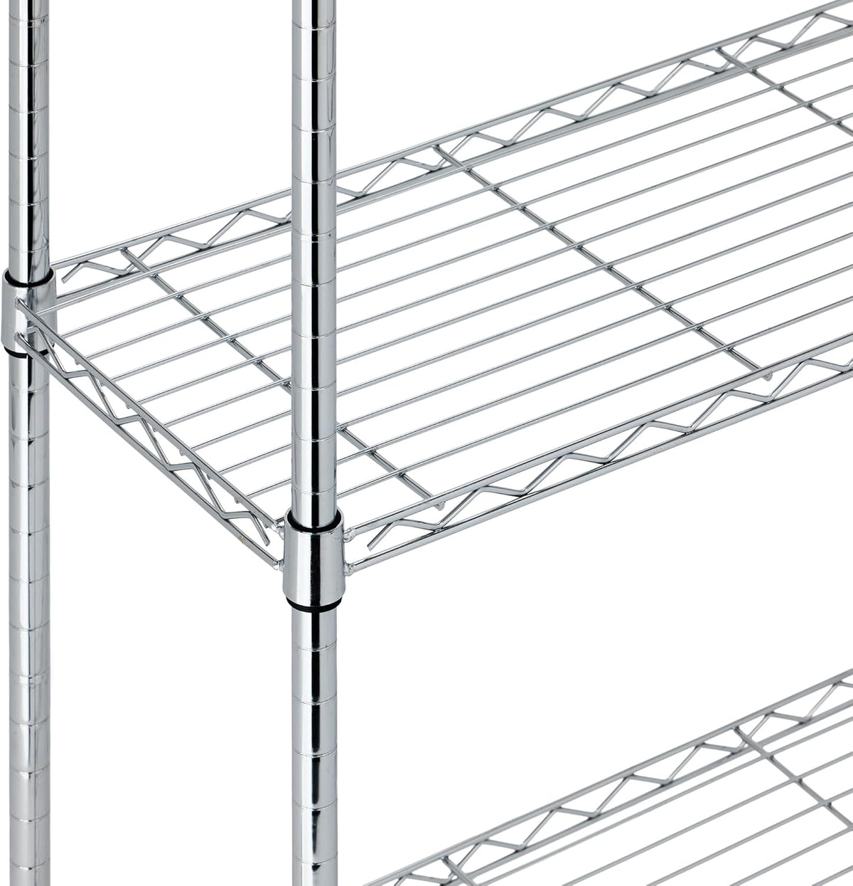 Amazon Basics 5-Shelf Adjustable Heavy Duty Steel Wire Rack Storage Shelving Organizer for Kitchen