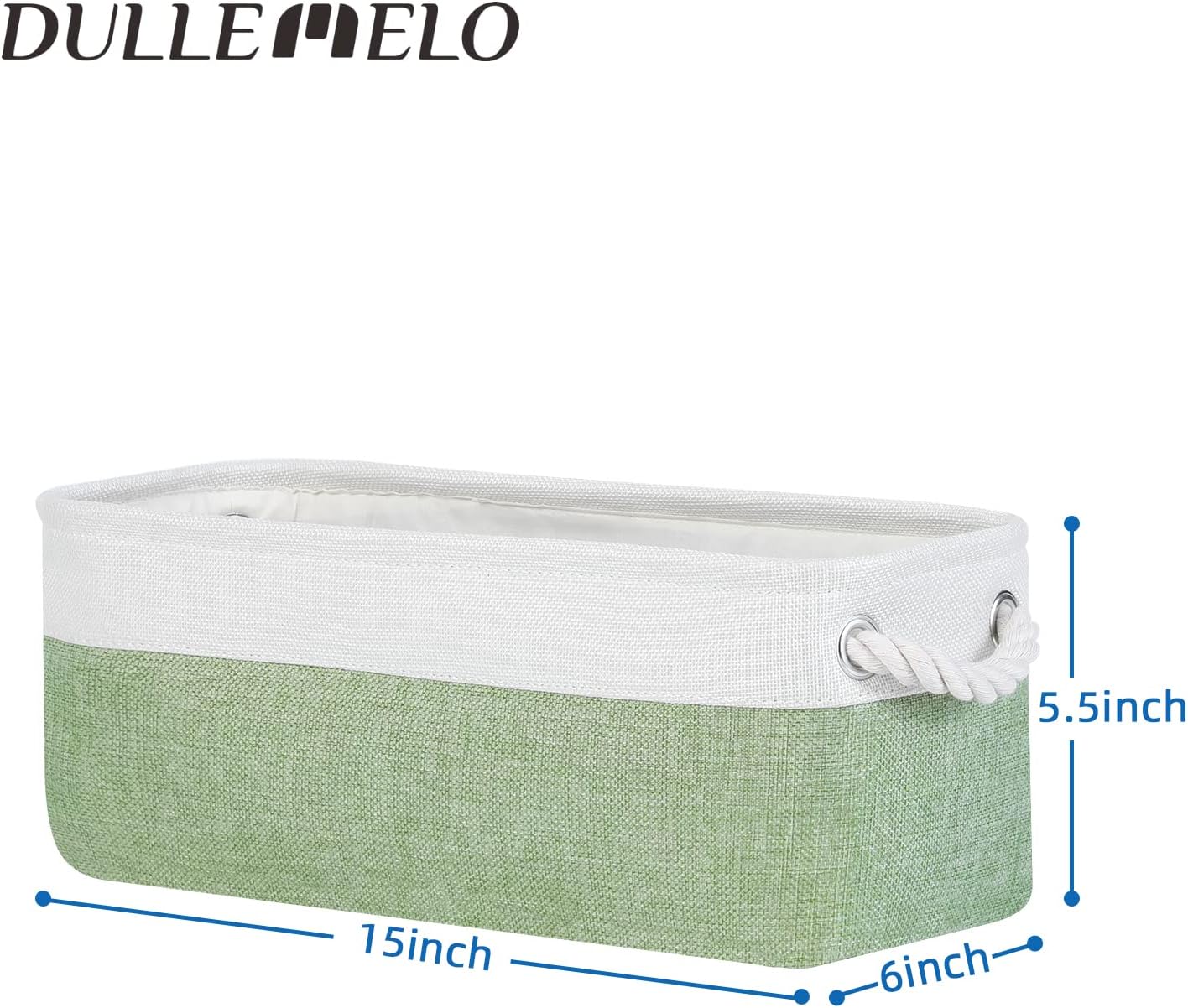 DULLEMELO Toilet Paper Storage Basket, Toilet Paper Basket for Back of Toilet, Bathroom Storage