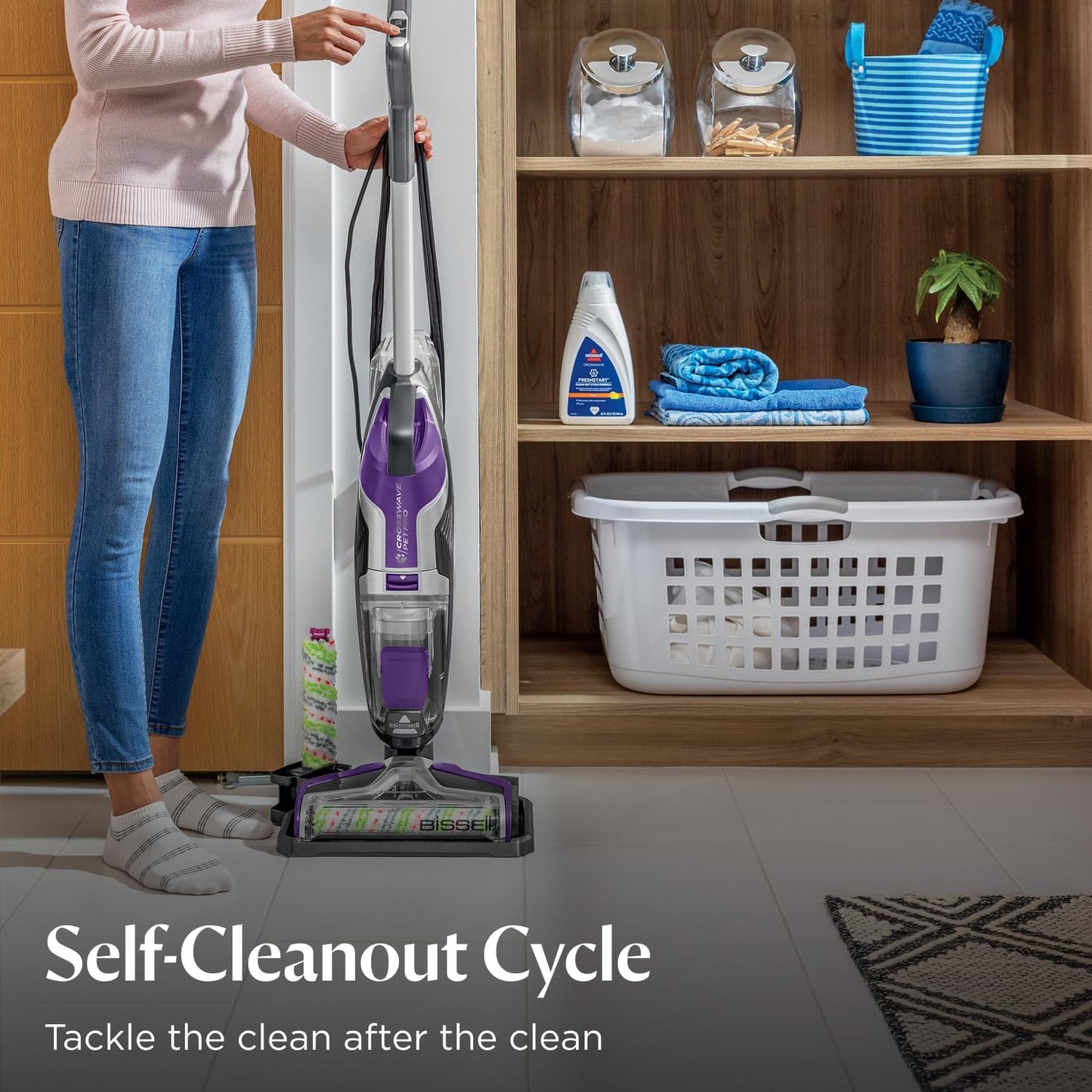BISSELL Crosswave Pet Pro All in One Wet Dry Vacuum Cleaner and Mop for Hard Floors and Area Rugs