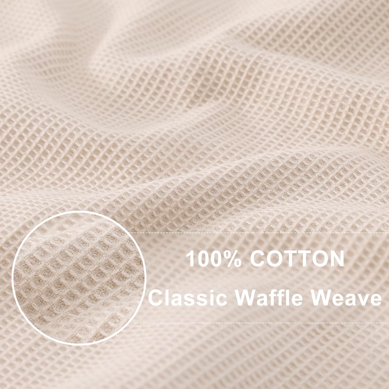 Homaxy 100% Cotton Waffle Weave Dish Cloths - 8 Pack Soft and Absorbent Dish Towels - 12 x 12
