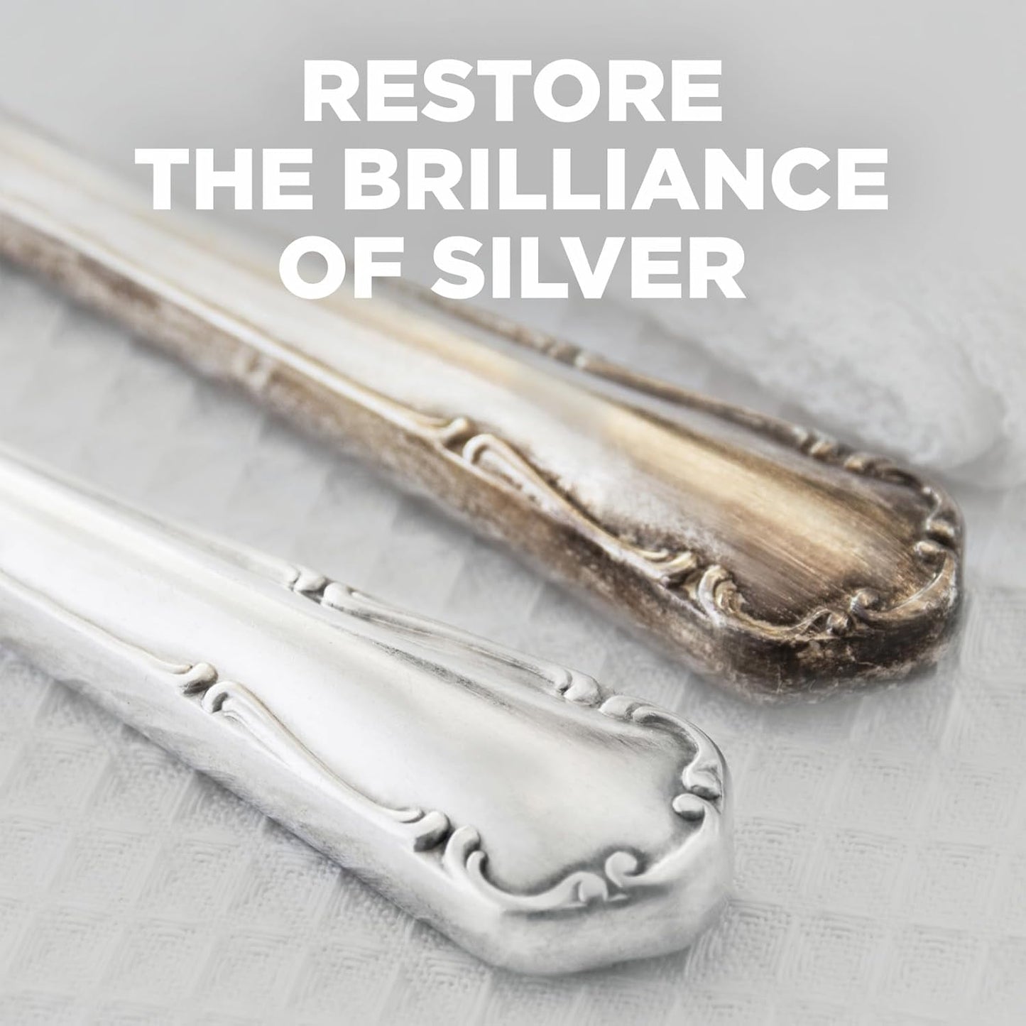 Wright's by Weiman Silver Cleaner and Polish Cream with Polishing Cloth, Ammonia-Free, Gently Clean