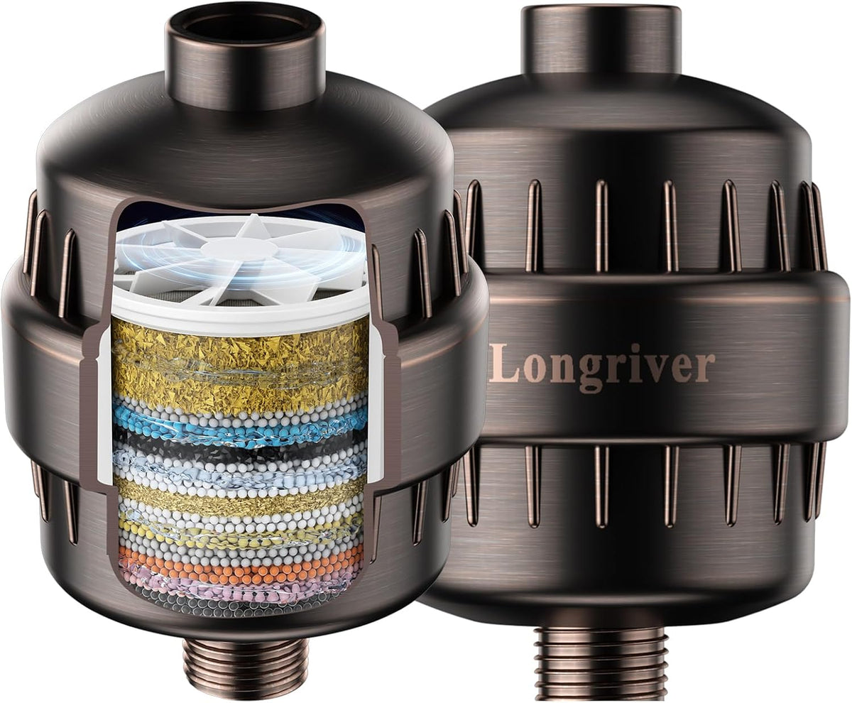 R7 Shower Filter High Put Shower Water Filter for Hard Water 99.99% Remove Chlorine, Shower Water