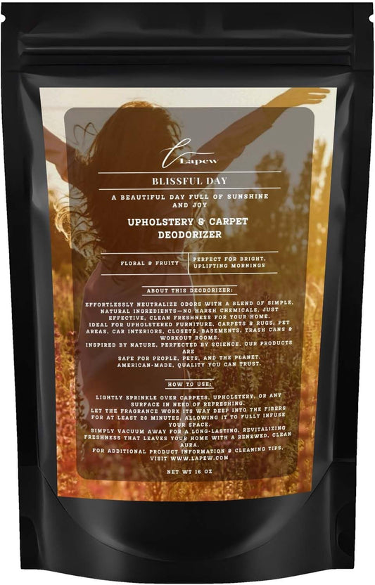 Blissful Day Carpet Freshener Powder: Powerful Odor Eliminator for Home, Upholstery Deodorizer